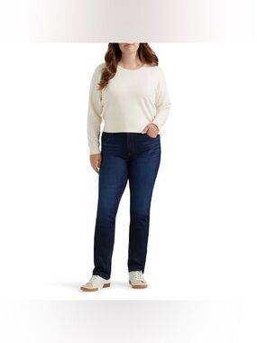 Lee regular fit straight leg mid rise Jean